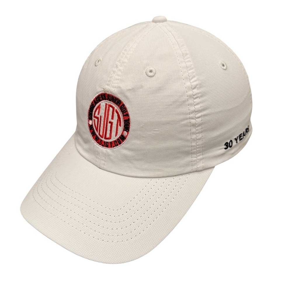 SJGT Southeastern Junior Golf Tour Imperial Hat Cap Strap Back One Size White‎